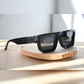 Tokyo Oversized Sunglasses — Black & Gold